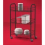 Етажерка Metaltex Siena 3 рівня 41х23х63 см чорна (340633 073): Матеріал Металл