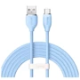 Кабель Baseus USB Cable to USB-C Jelly Liquid Silica Gel 100W 2m Blue (CAGD010103)