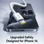 Кабель Baseus Cable USB-C to USB-C Dynamic 4 Fast Charging 100W 1m White (P10381400211-00) фото 7