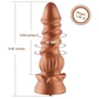 Фаллоимитатор-насадка Hismith Spiral Grain Silicone Dildo Monster Series