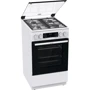 Плита комбінована Gorenje GKS5C71WF: Тип варильної поверхні газова