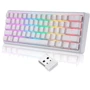 Клавиатура Motospeed SK66 Gateron Red Hot Swap White (mtsk66wmr): Подключение беспроводное