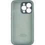 Чехол для iPhone Mobile Case Silicone Case Full Camera Protective Pine Green for iPhone 15 Pro Max: Цвет зеленый