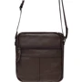 Мужская сумка планшет Borsa Leather коричневая (K11027-brown): Страна производитель Тайвань