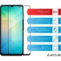 ACCLAB Tempered Glass Full Glue Black for Samsung A065 Galaxy A06: Цвет черный