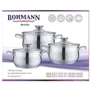 Bohmann 6 предметов 2.6л.3.6л.4.7л (0526-BH): Материал корпуса нержавеющая сталь