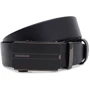 Чоловічий ремінь Borsa Leather чорний (115v1genav24-black)