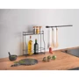 Полка кухонная Metaltex BALSAMICO LAVA 2 секции 35х12х37 см (360852): Материал нержавеющая сталь