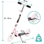 Самокат QKIDS WEISS (pink): Кількість коліс 3