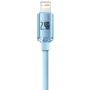 Кабель Baseus USB Cable to Lightning Crystal Shine Series 2.4A 2m Sky Blue (CAJY001203): Тип USB Cable - Lightning