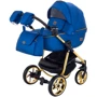 Коляска 2 в 1 Adamex Hybryd Plus Polar (Gold) Кожа 100% Y220А темно-синий перламутр (623954): Тип коляски универсальная коляска (2-в-1)