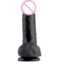 Фаллоимитатор на присоске King Cock 7, 18x4.5 см, черный