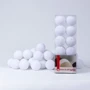 Гирлянда Cotton ball lights на 10 шаров 2,7м, White: Тип Хлопковые шарики