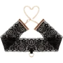 Кружевные наручники и воротник Rosy Gold - Lace Cuffs and Collar Black