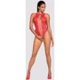 Ажурное боди с открытой спиной Obsessive B120 red S/M/L
