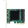Frime ASM1062+ASM1092 (ECF-PCIEto6SATAIII001.LP): Тип Плата расширения