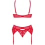 Комплект Obsessive Ingridia 3-pcs set XL/2XL