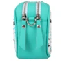 Женская сумка кросс боди Laskara бирюзовая (LK-20284-turquoise): Застежка Молния