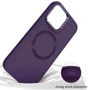Чехол для iPhone TPU Case Bonbon Metal Style with MagSafe Dark Purple for iPhone 15 Plus фото 5