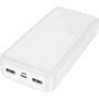 Внешний аккумулятор Hoco Power Bank 20000mAh J118A with Cable White: Количество USB 4