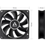 Кулер Arctic F9 PWM PST Black (ACFAN00214A): Тип подшипника гидродинамический