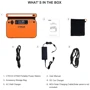 Зарядная станция CTECHi GT500 518Wh 162000mAh 500W Portable Power Station LiFePO4 Battery 60W PD Fast Charging Orange (GT500) фото 9