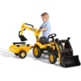 Детский трактор на педалях Falk 2076N Komatsu желтый (2076N): Вид трактор