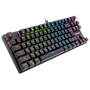 Клавиатура REAL-EL M28 RGB TKL Black: Подключение проводное