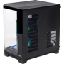 Корпус QUBE Crystal ARGB Black (CRYSTAL_GBNU3): Матеріал передній панелі закаленное стекло