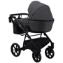 Коляска 2 в 1 Bair Kiwi Soft BKS-219 графит - графит (кожа) фото 7