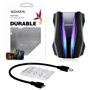 Зовнішній жорсткий диск ADATA HD770G 1 TB Black (AHD770G-1TU32G1-CBK): Форм-фактор 2.5"