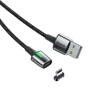 Кабель Baseus USB Cable to Lightning Zinc 2m Black (CALXC-B01): Длина 2 м