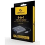 Адаптер Cablexpert Adapter USB-C to USB+HDMI+VGA+3.5mm+SD+microSD (A-CM-COMBO6-01): Інтерфейс підключення USB-C