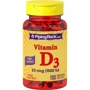 Piping Rock High Potency Vitamin D3 1000 IU, 100 Softgels