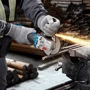 Аккумуляторная бесщеточная угловая шлифмашина Bosch GWS 18V-8 + 2 аккумулятора GBA 18 В 5 Ач + профессиональное быстрозарядное устройство GAL 18V-40 + L-BOXX 136 (06019N9003): Диаметр посадочного отверстия 22.23 мм