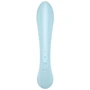 Двухсторонний вибратор-кролик Satisfyer Triple Oh Light Blue, 3 мотора, рукоятка-массажер