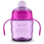 Чашка-непроливайка с мягким носиком Philips AVENT 6+, розовый, 200 мл (SCF551/03): Поток переменный