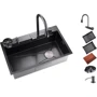 Кухонная мойка Lefton Waterfall Workstation Kitchen Sink Set With Digital Temperature Display-KS2204: Количество чаш 1