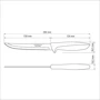 Набор кухонных ножей Tramontina Plenus Light Grey для нарезки 15.2 см 12 шт. (23441/036): Количество предметов 12