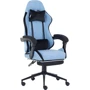 Геймерськое кресло GT Racer X-2324 Fabric Light Blue/Black Suede