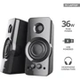 Акустическая система Trust 2.0 Orion USB Black (23695): Формат акустики 2.0