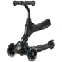 Самокат QPLAY триколісний дитячий 5 в 1 Sema Pro Black (ST-004SemaProBlack): Матеріал коліс полиуретан