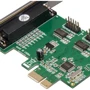Frime PCI-E x1 to RS232+LPT (2 порта RS232 + 1порт LPT), WCH382L (ECF-PCIto2S1PWCH382.LP): Тип Плата расширения