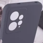 Чехол для телефонов Lakshmi Premium Silicone Case with Logo Full Camera Dark Gray for Xiaomi Redmi Note 12 4G: Материал силикон