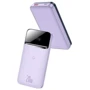 Внешний аккумулятор Baseus Power Bank 10000mAh Wireless Charger Magnetic 20W Purple (PPCX010005): Встроенный кабель нет
