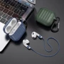 Защитный чехол для наушников Airpods 3 HOCO Glory series silicone protective case Black (P) фото 2