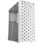 Корпус DarkFlash DK351 White: Материал передней панели пластик и металл