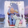 Одяг для ляльки BABY BORN серії "День Народження" - Святковий комбінезон (на 43 cm, синій) фото 6