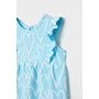 Платье H&M 6429298 74 см бирюзовое: Пол Девочка