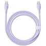Кабель Baseus Cable USB-C to USB-C Pudding Series Charging Cable 100W 2m Purple (P10355702511-01) фото 4